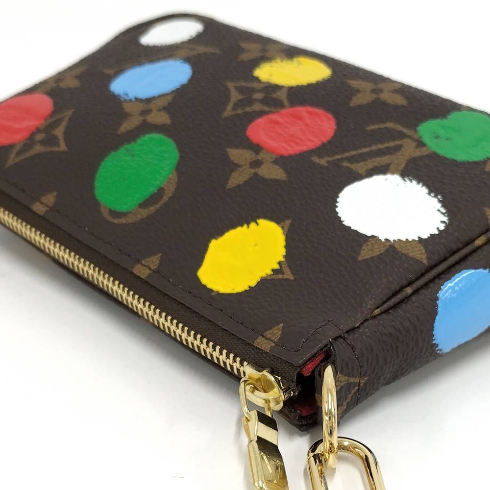 Louis Vuitton Mini Pochette Dot Yayoi Kusama Collaboration Pouch Monogram — view 3