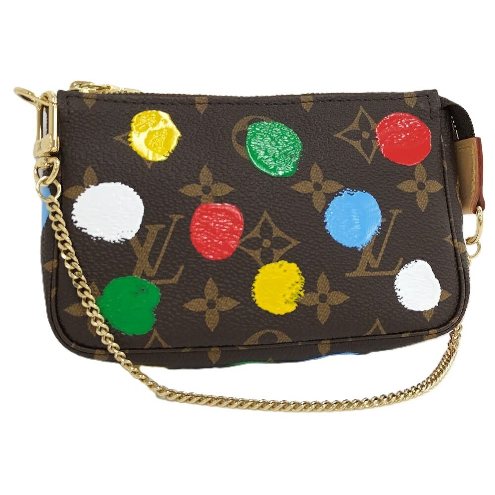 Louis Vuitton Mini Pochette Dot Yayoi Kusama Collaboration Pouch Monogram