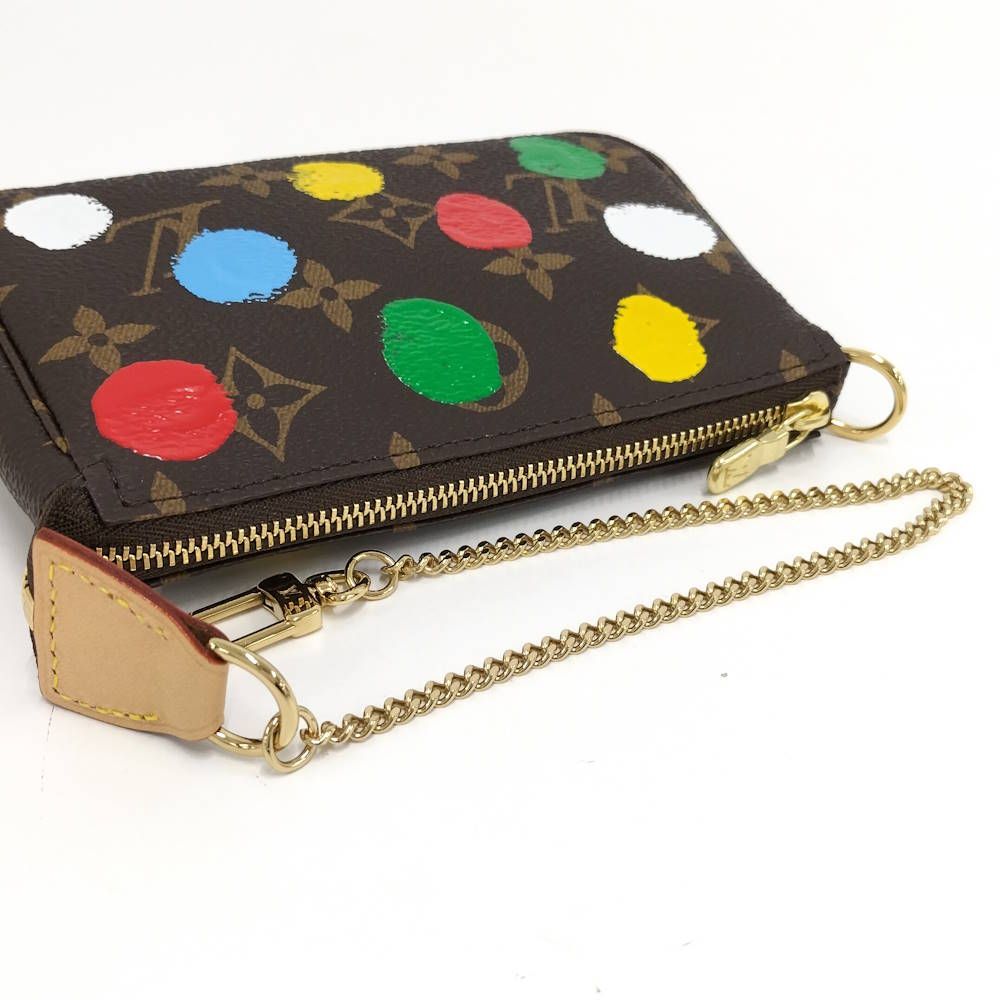 Louis Vuitton Mini Pochette Dot Yayoi Kusama Collaboration Pouch Monogram — view 6