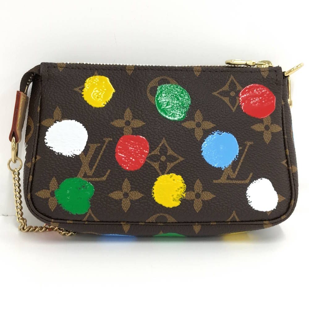 Louis Vuitton Mini Pochette Dot Yayoi Kusama Collaboration Pouch Monogram — view 2