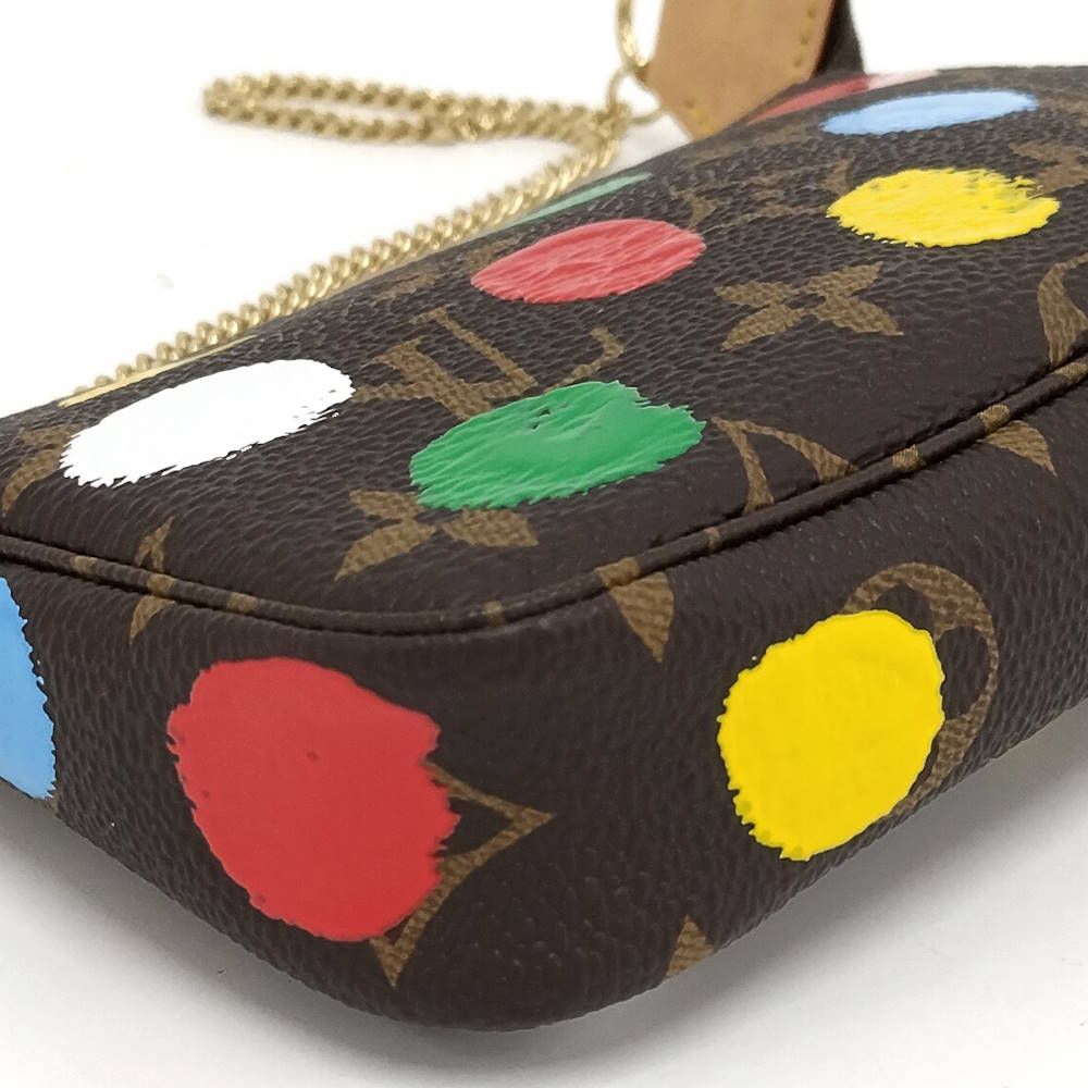 Louis Vuitton Mini Pochette Dot Yayoi Kusama Collaboration Pouch Monogram — view 4