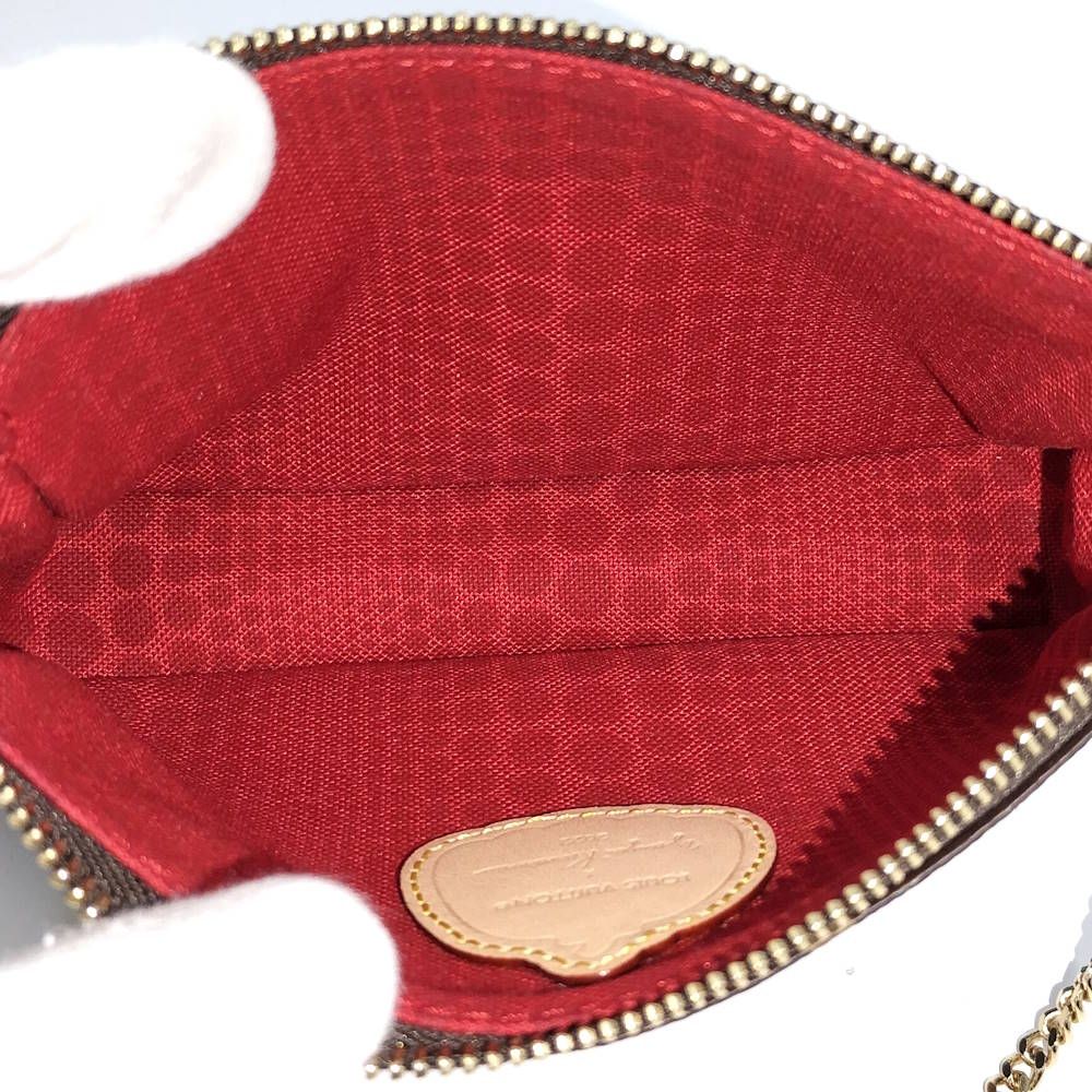 Louis Vuitton Mini Pochette Dot Yayoi Kusama Collaboration Pouch Monogram — view 8