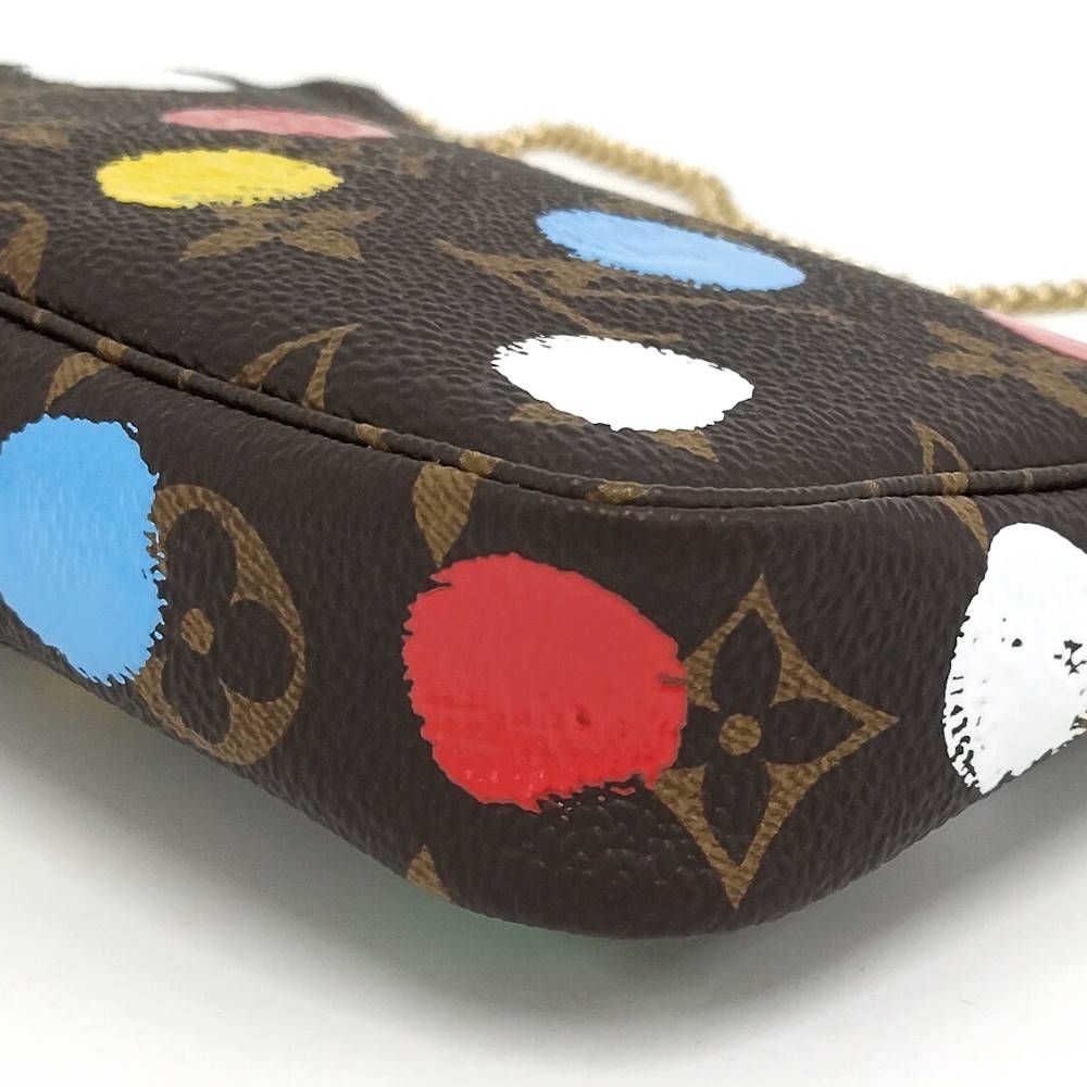 Louis Vuitton Mini Pochette Dot Yayoi Kusama Collaboration Pouch Monogram — view 5
