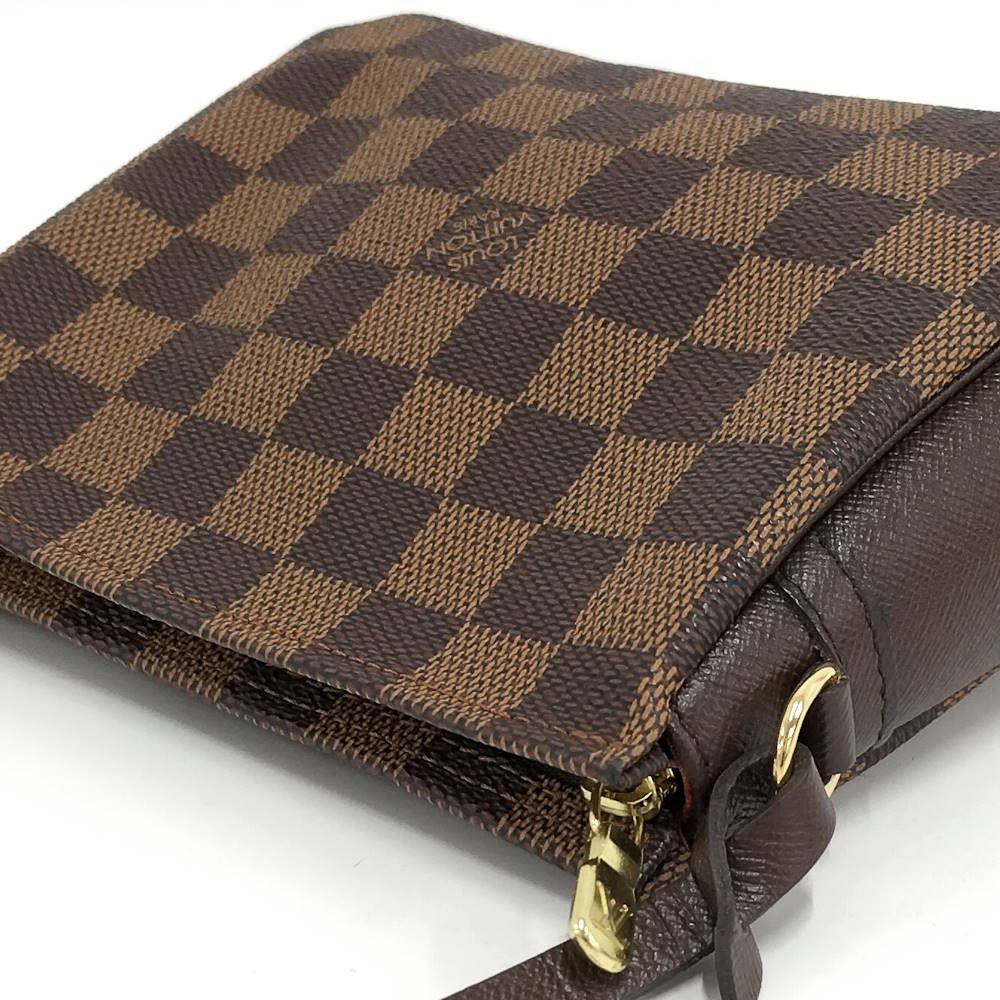 Louis Vuitton Trousse Makeup Handbag Damier Ebene — view 3