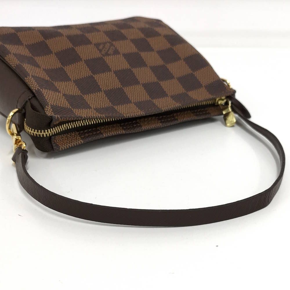 Louis Vuitton Trousse Makeup Handbag Damier Ebene — view 6