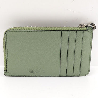 Loewe Fragment Case Anagram Leather Green Brown Wallet — view 2