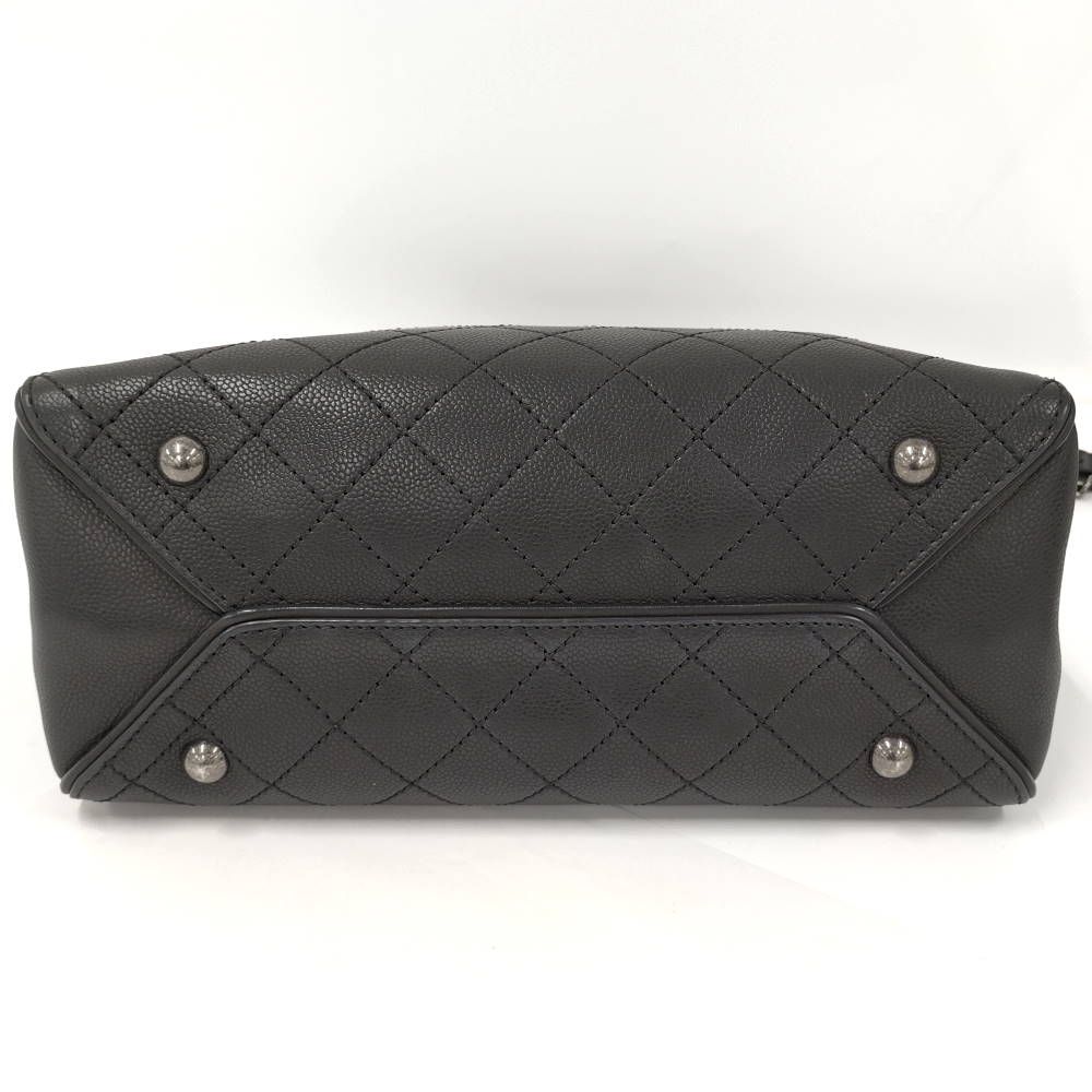 Chanel 2-Way Bag Caviar Leather Black — view 5