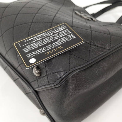 Chanel 2-Way Bag Caviar Leather Black — view 3