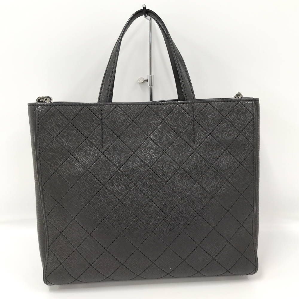 Chanel 2-Way Bag Caviar Leather Black — view 2