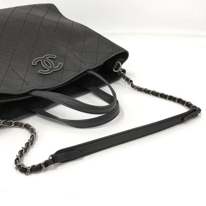 Chanel 2-Way Bag Caviar Leather Black — view 4