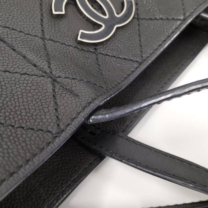 Chanel 2-Way Bag Caviar Leather Black — view 7