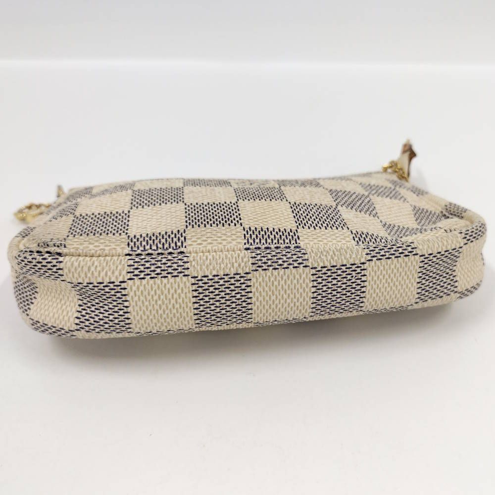 Louis Vuitton Mini Pochette Pouch Damier Azur — view 5