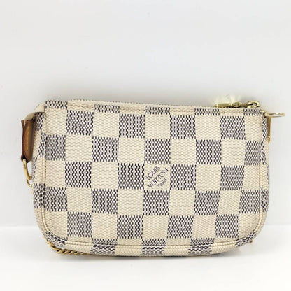 Louis Vuitton Mini Pochette Pouch Damier Azur — view 2