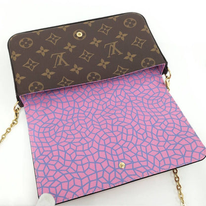 Louis Vuitton Chain Shoulder Bag LV Yk Yayoi Kusama Pochette Felicity Monogram — view 8