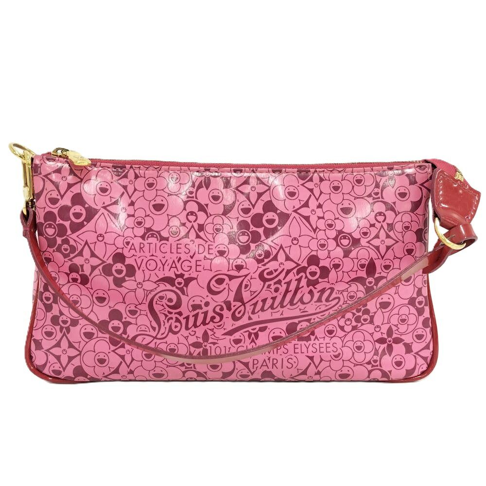 Louis Vuitton Cosmic Blossom Pochette Pouch Takashi Murakami Collaboration
