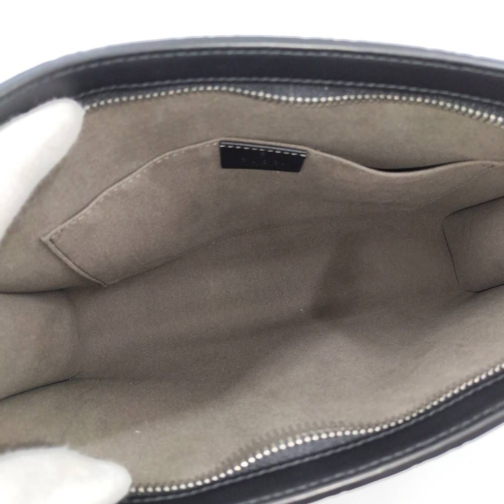 Gucci Clutch Guccissima Sherry Line Leather Black — view 9