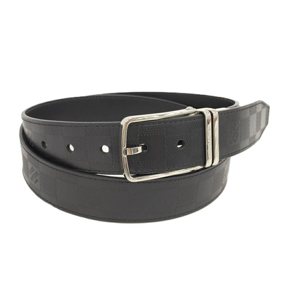 Louis Vuitton Boston Belt Damier 105 42 Black