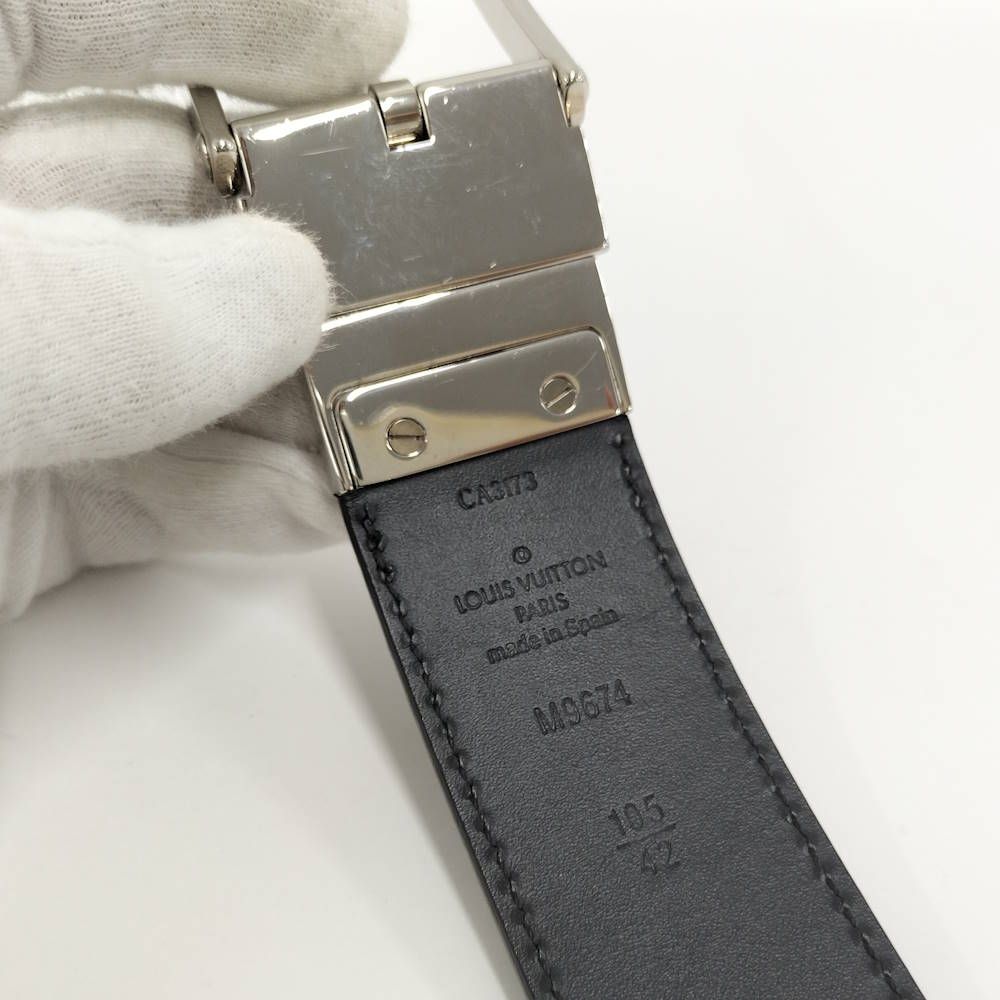Louis Vuitton Boston Belt Damier 105 42 Black — view 8