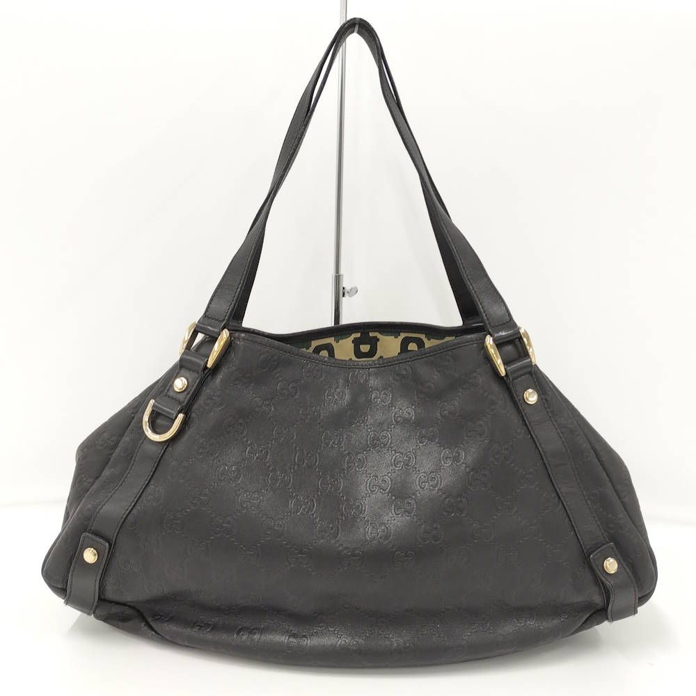Gucci Abbey Handbag Guccissima Leather Black — view 2