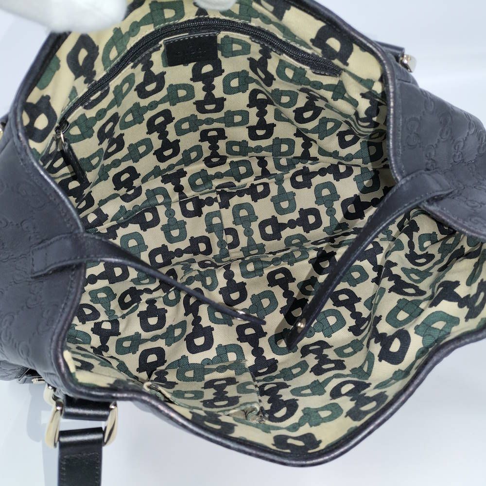 Gucci Abbey Handbag Guccissima Leather Black — view 9