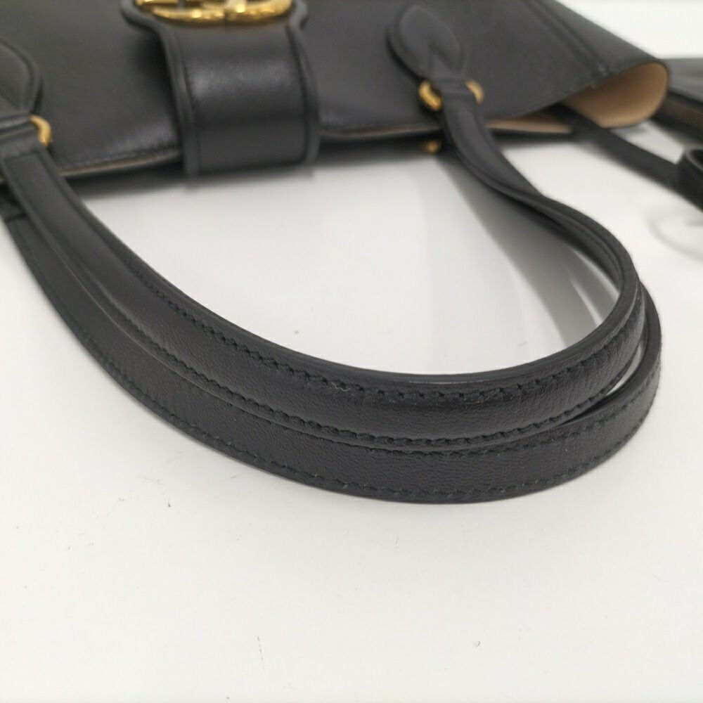 Gucci GG Dahlia SM Tote Leather Black Marmont — view 5