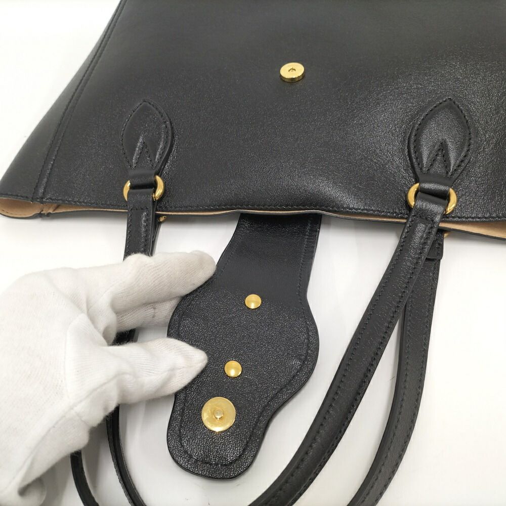 Gucci GG Dahlia SM Tote Leather Black Marmont — view 7