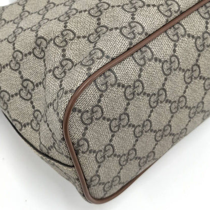 Gucci 2-Way Tote Shoulder Bag GG Supreme Leather Beige — view 3