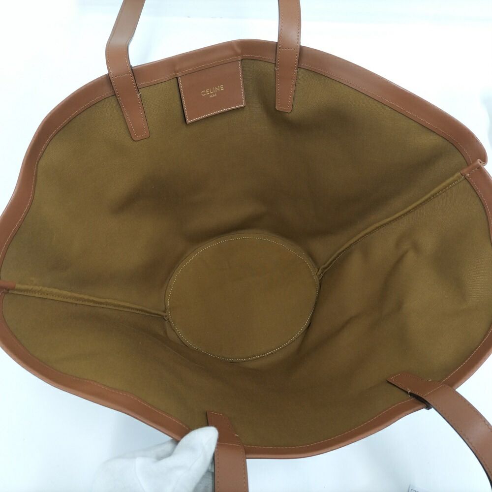 Celine Tote Triomphe Brown — view 8