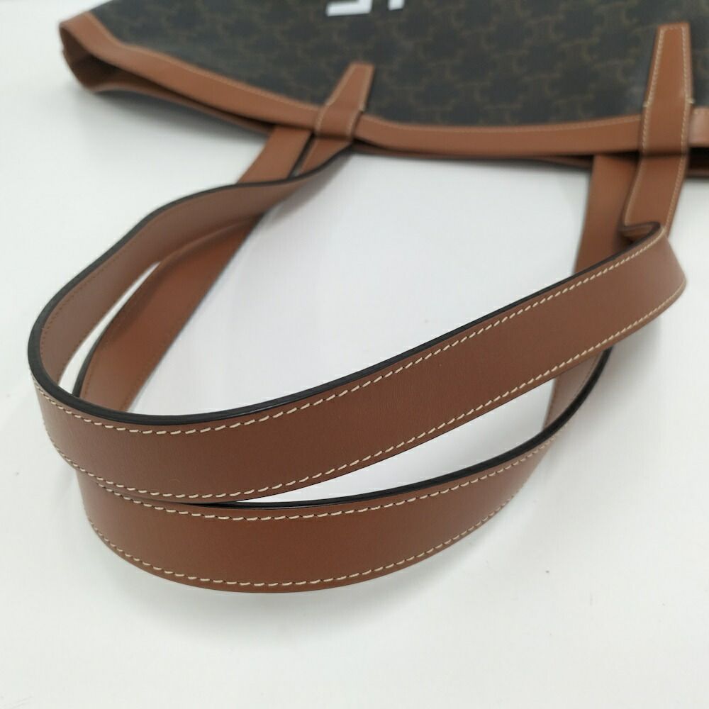 Celine Tote Triomphe Brown — view 7