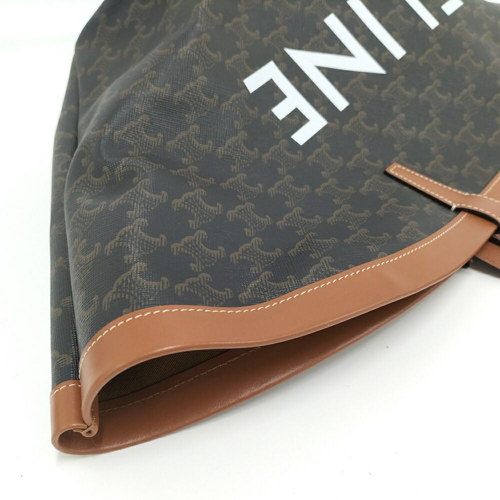 Celine Tote Triomphe Brown — view 6