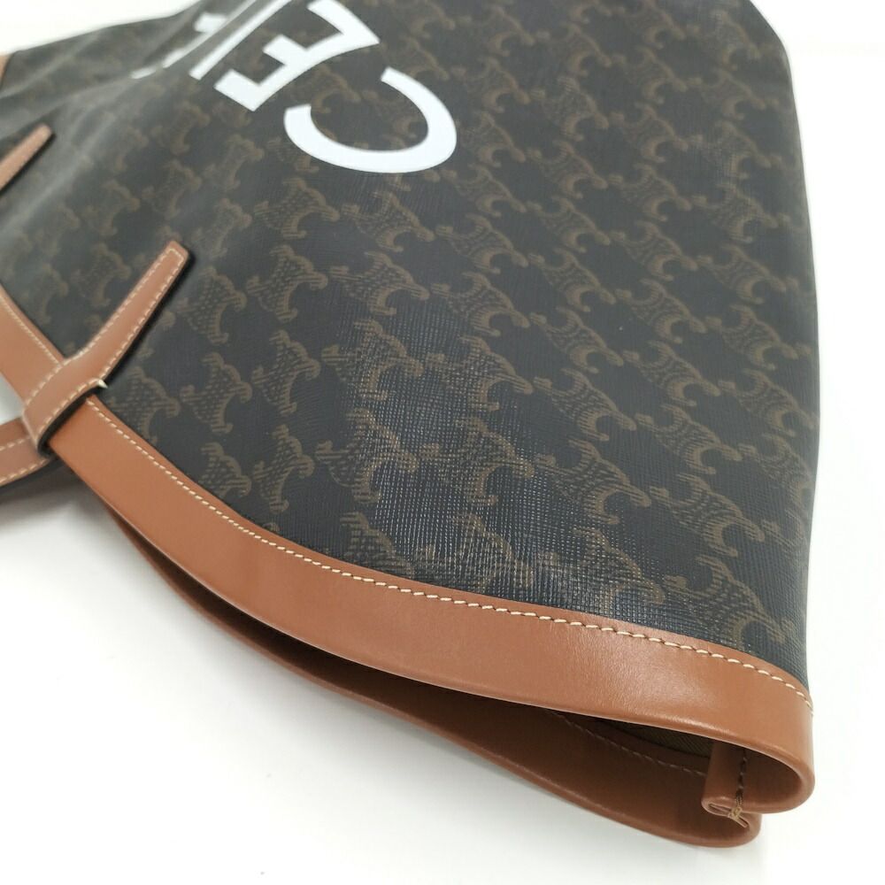 Celine Tote Triomphe Brown — view 5
