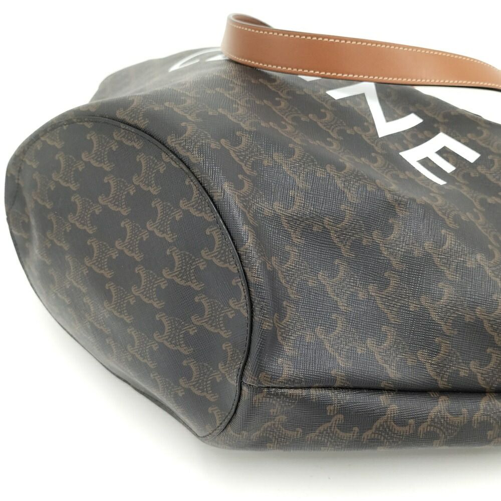 Celine Tote Triomphe Brown — view 3
