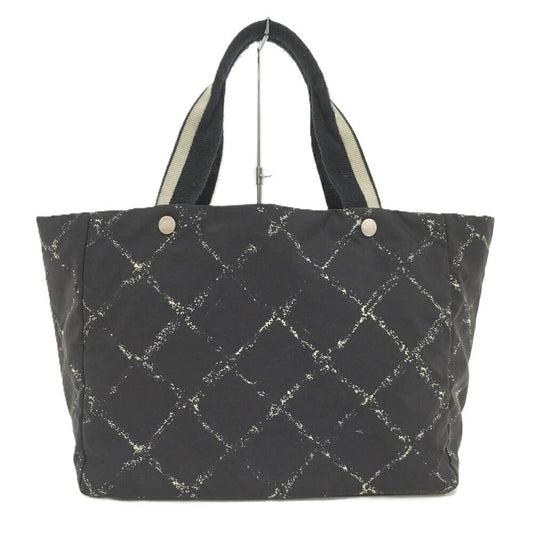 Chanel Vintage Travel Line Tote MM Nylon Black