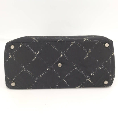 Chanel Vintage Travel Line Tote MM Nylon Black — view 4