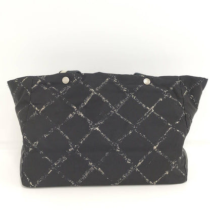 Chanel Vintage Travel Line Tote MM Nylon Black — view 2