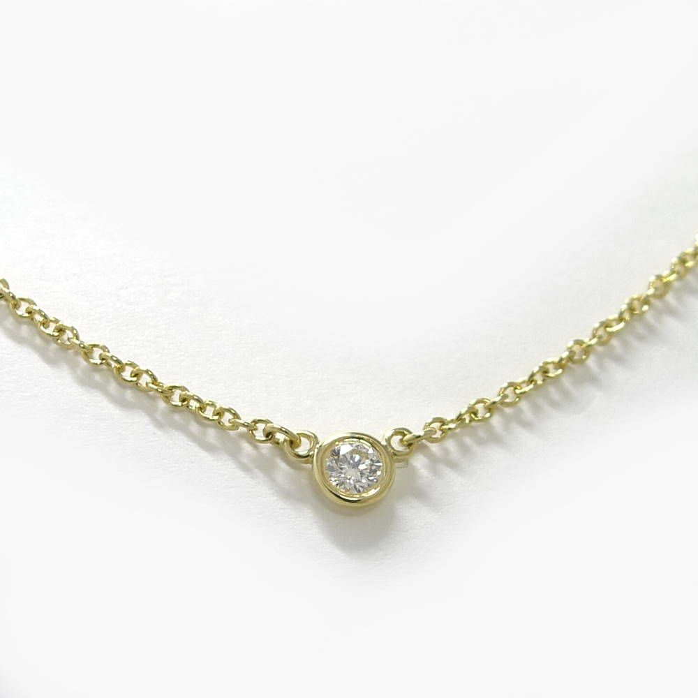 Tiffany & Co Necklace by the Yard 18k Yellow Gold Diamond