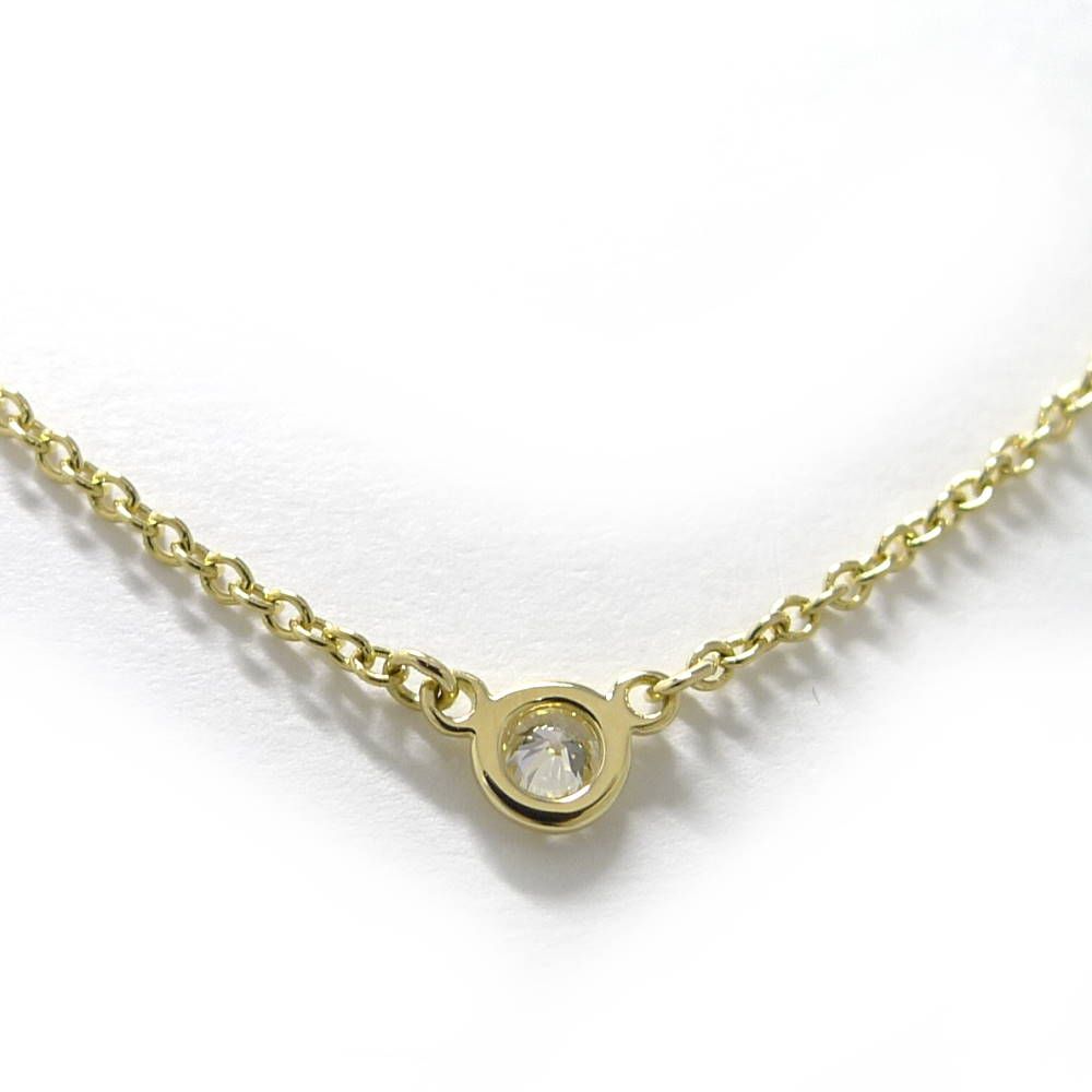 Tiffany & Co Necklace by the Yard 18k Yellow Gold Diamond — view 2