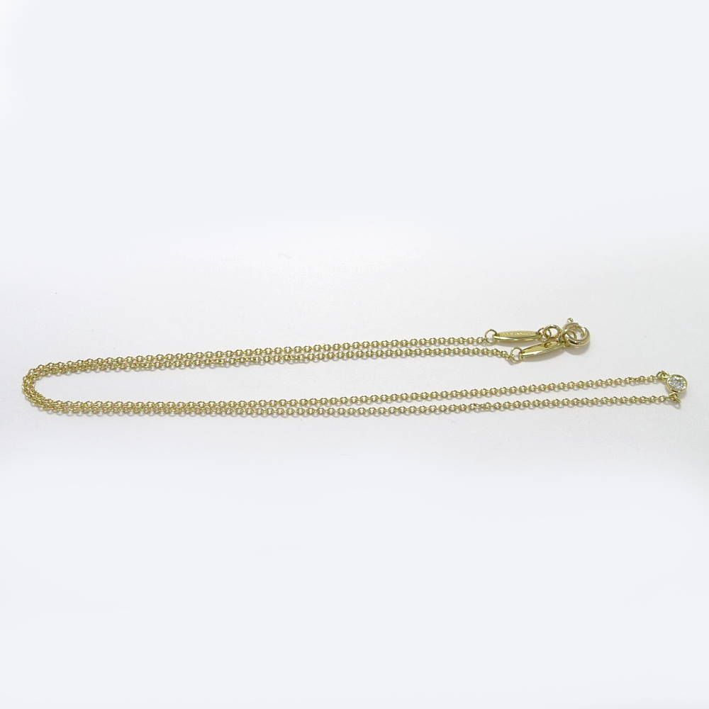 Tiffany & Co Necklace by the Yard 18k Yellow Gold Diamond — view 3