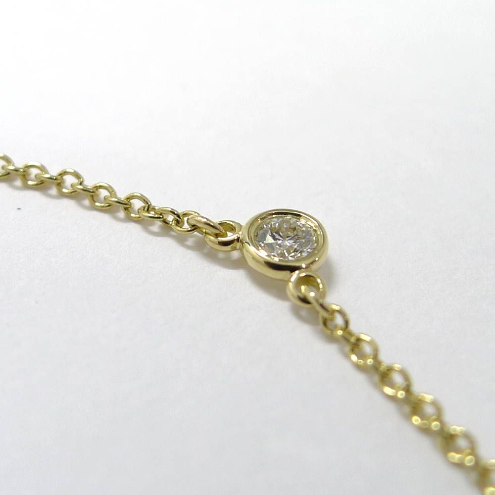 Tiffany & Co Necklace by the Yard 18k Yellow Gold Diamond — view 4