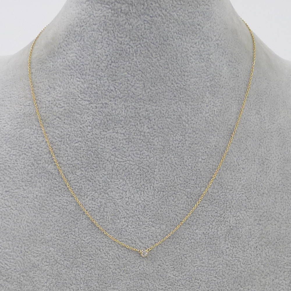 Tiffany & Co Necklace by the Yard 18k Yellow Gold Diamond — view 7