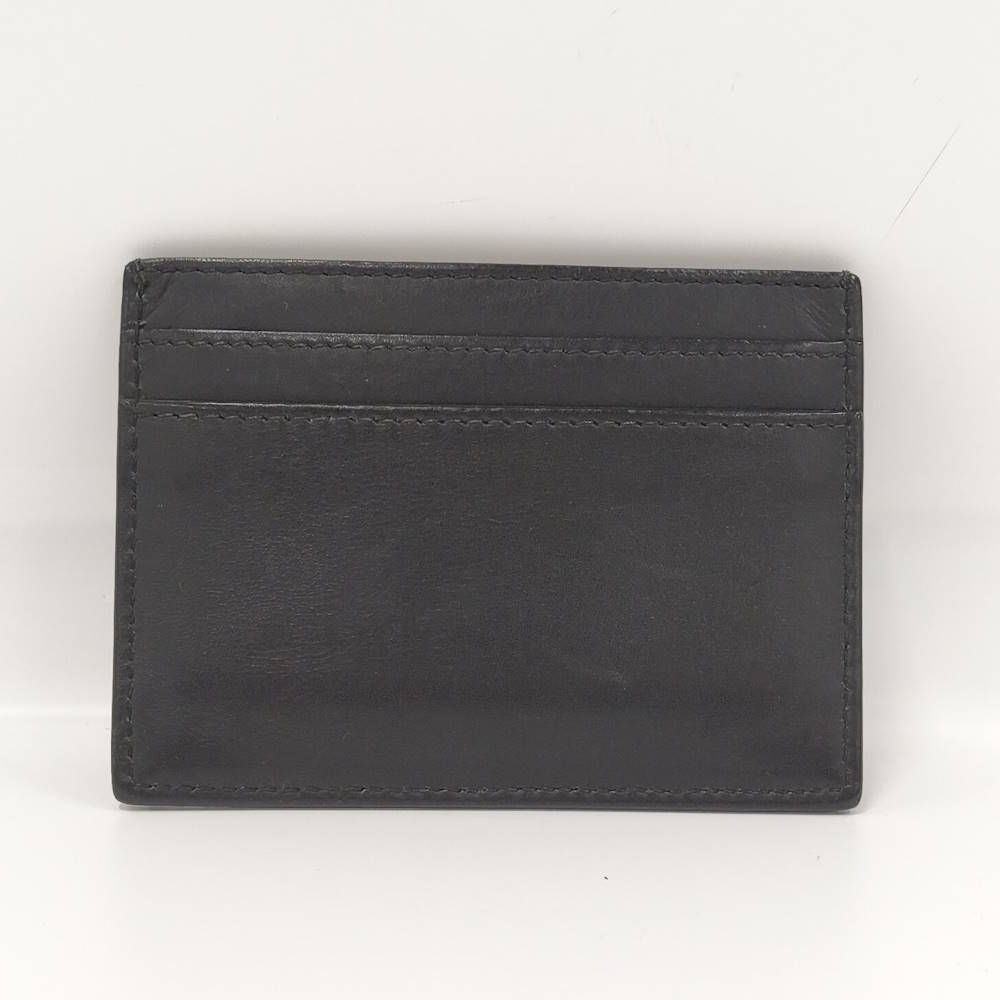Saint Laurent Yves Card Case Leather Black — view 2