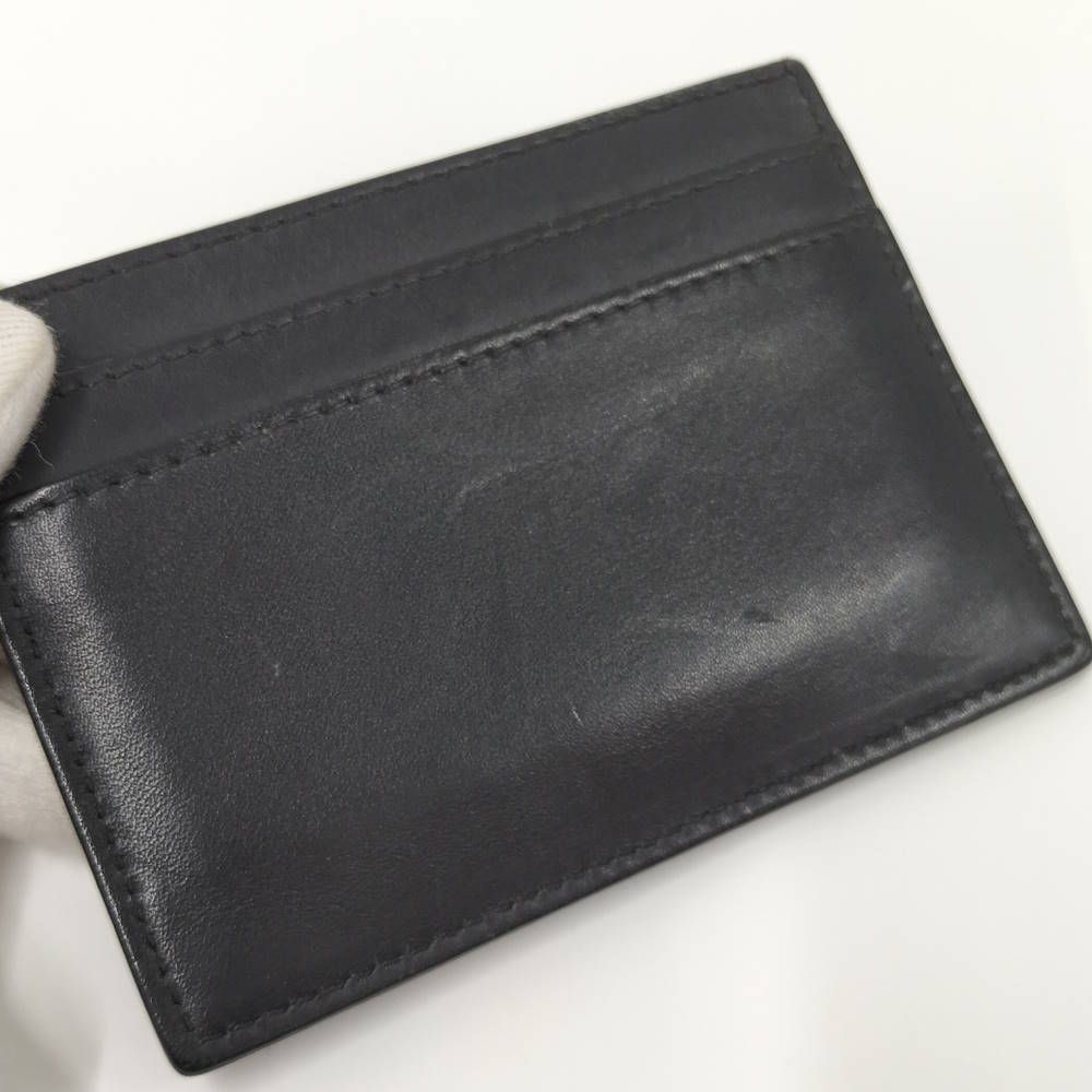 Saint Laurent Yves Card Case Leather Black — view 6