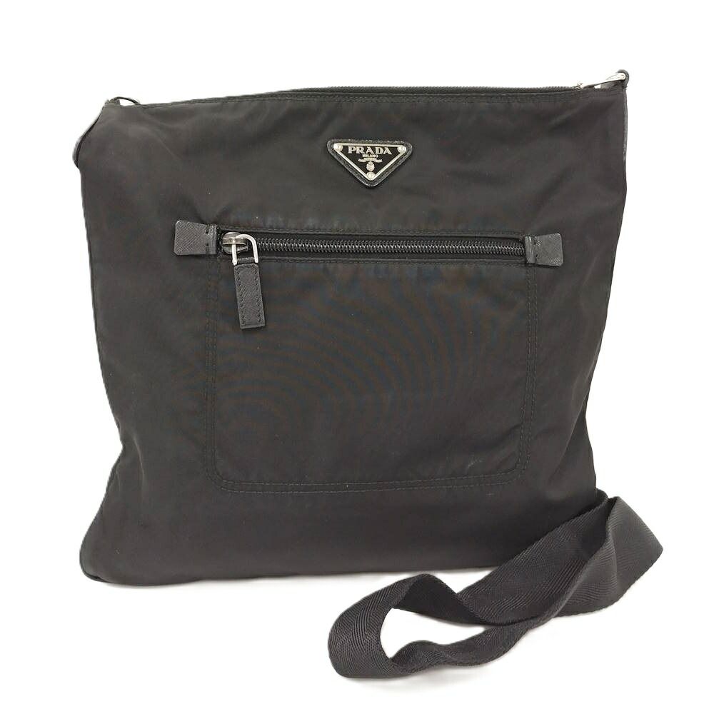 Prada Shoulder Bag Nylon Black