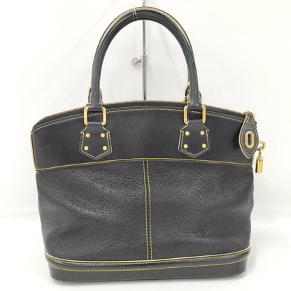 Louis Vuitton Lockit PM Handbag Leather Navy — view 2