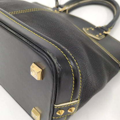 Louis Vuitton Lockit PM Handbag Leather Navy — view 3