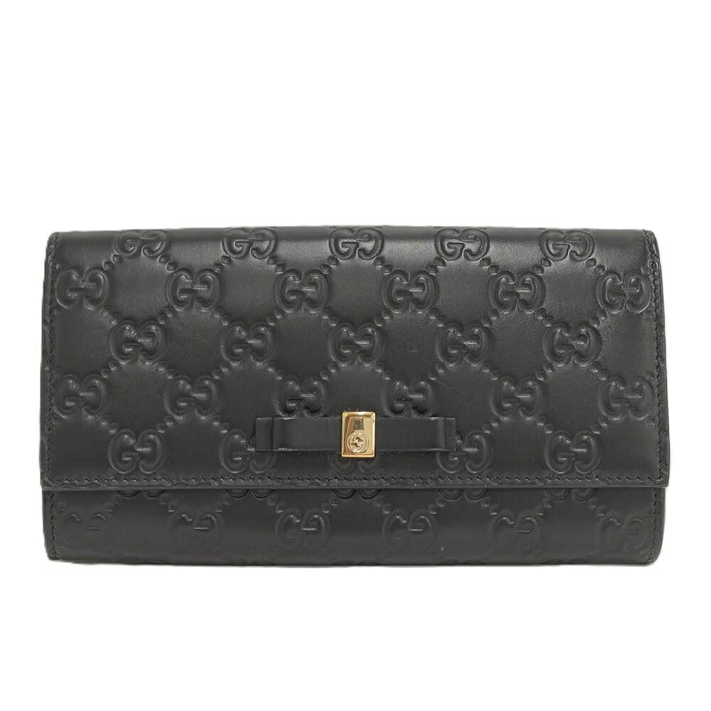 Gucci Wallet Guccissima Leather Black