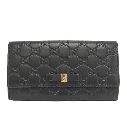 Gucci Wallet Guccissima Leather Black