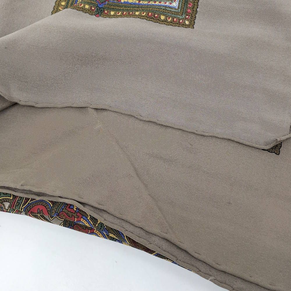 Chanel Large Scarf Paisley Pattern Silk Multicolor — view 7