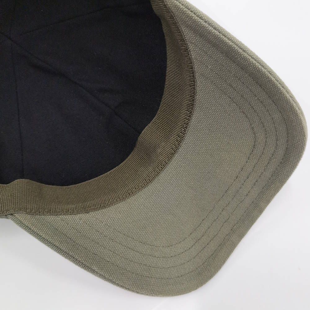 Loewe Patch Cap Canvas Khaki Green Hat — view 9