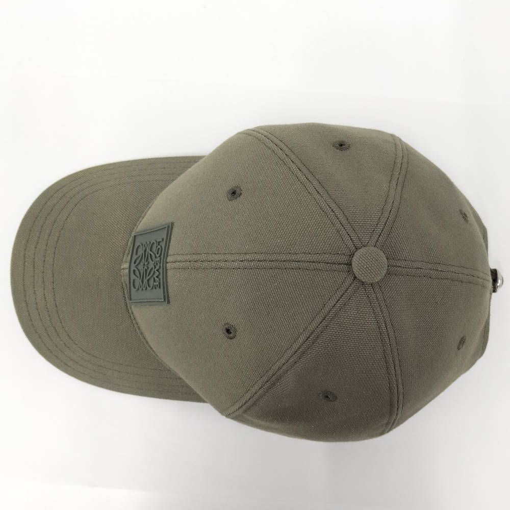 Loewe Patch Cap Canvas Khaki Green Hat — view 5